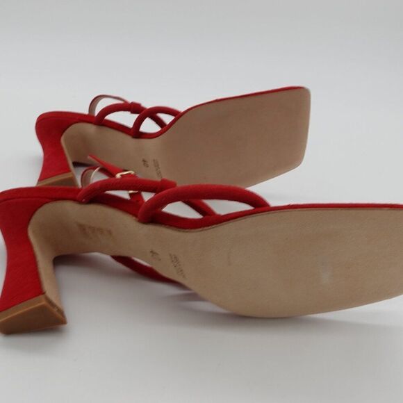 Designer 8 By YOOX Red Sueded heels, BNIB! - Picture 2 of 5